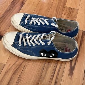 Blue CDG Converse Size 11M